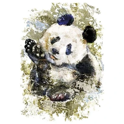 Abbildung von Ideen mit Herz Color Bügeltransfers, 23,5 x 34 cm, filigran ohne Hintergund Textilien wie T Shirts &amp; Taschen Bügelmotiven verzieren Bilder schnell einfach aufbügeln Textildesign (Panda)