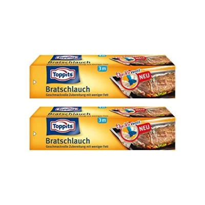 Abbildung von Toppits Bratenschlauch (31cm x 3m), 2er Pack (2 3 Meter)