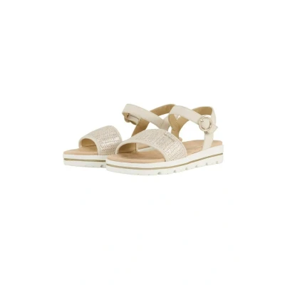 Abbildung von TOM Tailor Licence Flache MIT Flechtmuster Riemensandalette goldcoloured, Damen, Größe: 40, Gold coloured Schuhe