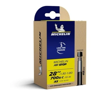 Abbildung von MICHELIN Unisex Adult Chambre À Air A3 Airstop, Black, 48