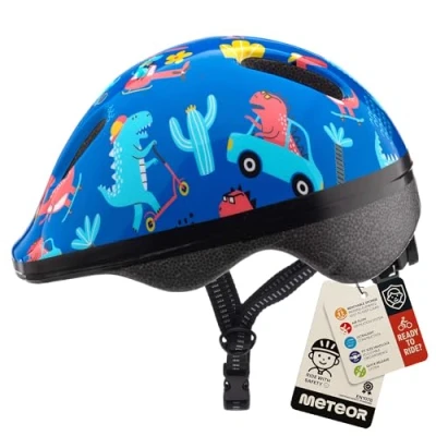 Abbildung von meteor® Fahrrad Helm Kinder Jugend helme: Radhelm Radsport Skateboard Inline Skate BMX Scooter Entwickelt für die Sicherheit der jüngsten Benutzer