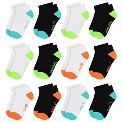 Abbildung von Libella 12er Kinder Jungen Sneaker Socken Kids Füßlinge Sneakersocken bunt 2119 35 38