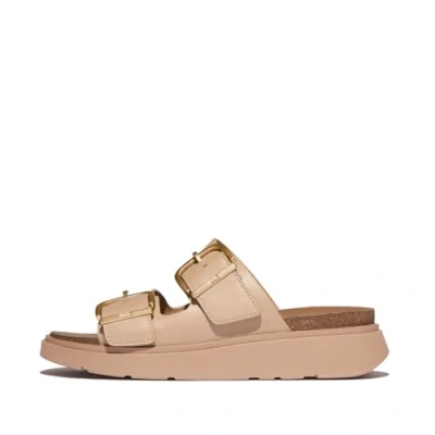 Abbildung von Fitflop Pantolette »GEN FF«, Keilabsatz, Sommerschuh, Schlappen mit Microwobbleboard Innensohle