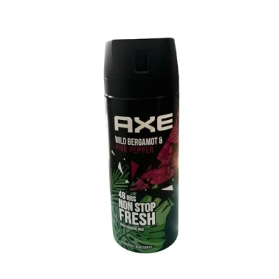 Abbildung von Axe, 3er Pack Men DeodorantBody Spray&quot;Wild Fresh Bergamot Pink Pepper&quot; 150ml, Frisch, 450 ml, (Pack of 3)