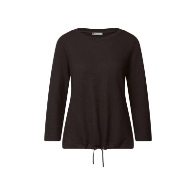 Abbildung von Street One Stricklook Strickpullover, Damen, Größe: 36, Braun