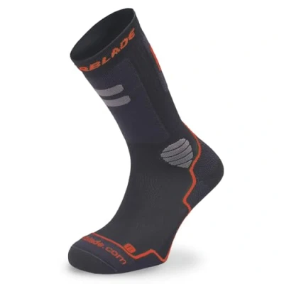 Abbildung von Rollerblade Unisex Erwachsene HIGH Performance Socks, Black/red, XL