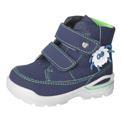 Abbildung von RICOSTA Jungen Winterstiefel JAN, Kinder Lauflernschuhe, Weite: Weit, lose Einlage, Sympatex, Blinklicht, Nautic/Ozean (170), 26 EU