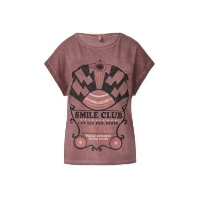 Abbildung von QS T Shirt, mit Print
