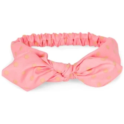 Abbildung von styleBREAKER Damen Haarband mit Punkte Muster, Schleife und Gummizug, Stirnband, Headband, Pinup, Rockabilly, Haarschmuck 04026036, Farbe:Apricot Beige