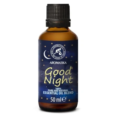 Abbildung von Duftmischung Gute Nacht 50ml Ätherisches Muskatellersalbeiöl &amp; Lavendelöl Natürliches ätherisches Öl für Aromadiffusoren Duftkerzen Massage Kosmetik Entspannung Aromatherapie
