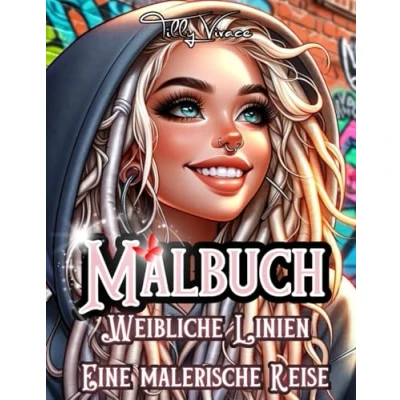 Abbildung von Weibliche Linien Eine Malerische Reise: Das Malbuch für Erwachsene und Jugendliche Ein kreatives Abenteuer erwartet Sie entfalten die ... Ausdruck weiblicher Grazie auf jeder Seite...