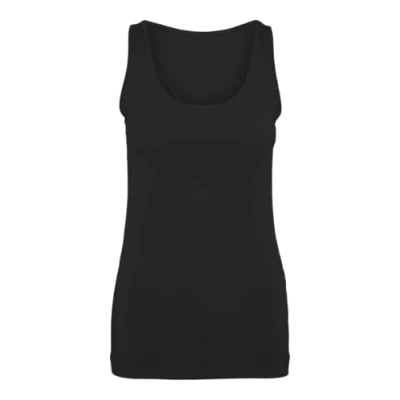 Abbildung von VERO MODA Damen VMLULU Long Tank TOP JRS GA NOOS Tanktop, Black, X Small