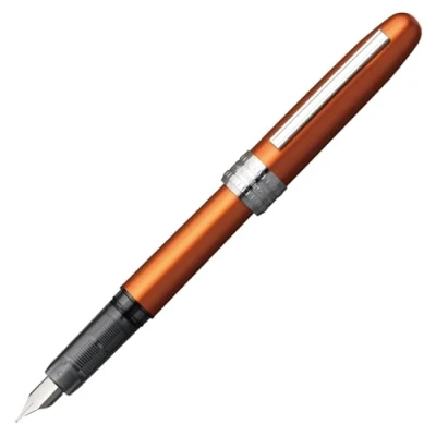 Abbildung von PLATINUM Plaisir PGB 1000#25 Füllfederhalter/Federstärken: M Medium Mittlere/Farbe: Nova Orange/Handgefertigt/mit Geschenkbox/Füllhalter