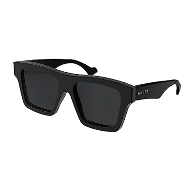 Abbildung von Gucci Unisex Sonnenbrille, Größe: 56, Black/grey