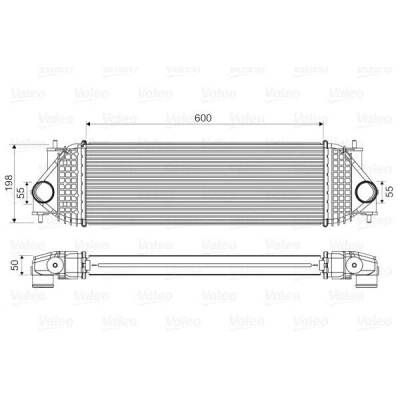 Abbildung von VALEO 818662 Ladeluftkühler ohne AGR Ventil SUZUKI: Grand Vitara 2 SUV