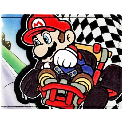 Abbildung von Mario Party Rennen Charakters Mehrfarbig Portemonnaie Geldbörse