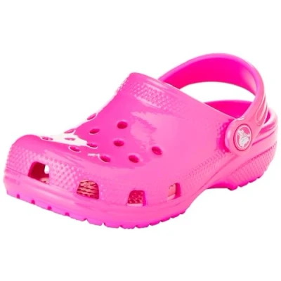 Abbildung von Crocs Unisex Kinder Classic Clog K , Neon Highlighter Pink Crush, 37/38 EU