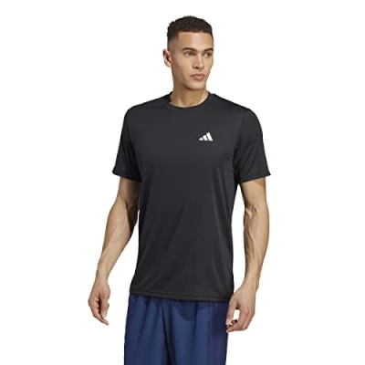 Abbildung von adidas Performance Train Essentials Tshirt Sport Black white, Herren, Größe: Large, white