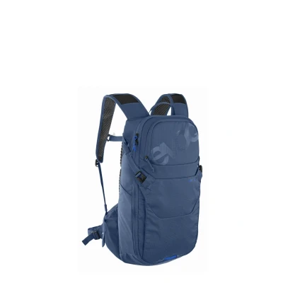 Abbildung von EVOC Ride 12 Protektor Fahrradrucksack, Trekkingrucksack für Trails &amp; Alltag (cleveres Taschenmanagement, AIR PAD Rückenpolsterung, Helmhalterung, Backpack), Denim