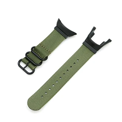 Abbildung von Demupai Armband Kompatibel mit Suunto Ambit 3 Sport/ Run/3 Peak, 22mm Breite Nylon atmungsaktiv Ersatzarmband, Sport Uhrenarmband für 1/2/2S/2R (Armeegrün)
