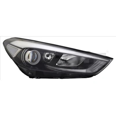Abbildung von TYC 20 15398 16 2 Scheinwerfer links H7/H7, LED für Rechtsverkehr ohne Elektromotor, mit HYUNDAI: Tucson