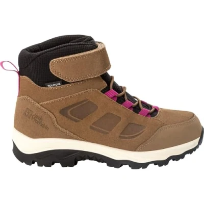 Abbildung von Jack Wolfskin Unisex Kinder Vojo Lt Texapore Mid K, Brown / Pink, 35 EU