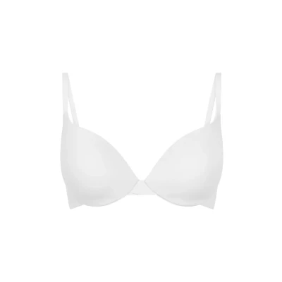 Abbildung von Hunkemöller Vorgeformter Push up Bügel BH aus Baumwolle Bright White 80B