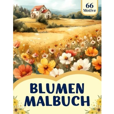 Abbildung von Blumen Malbuch für Erwachsene: Ein Blumenparadies Ausmalbuch mit wunderschönen Blumenmotiven zur Förderung der Kreativität, Entspannung und Stressabbau (Malerische Ruheoasen, Band 3)