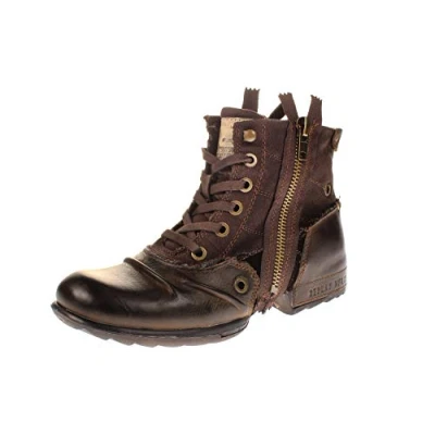Abbildung von Replay Herren Stiefel Clutch mit Reißverschluss, Braun (Dk Brn 018), 44
