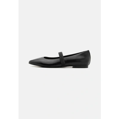 Abbildung von MARCO TOZZI Damen Ballerinas mit Riemen Spitz, Schwarz (Black), 40 EU