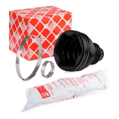Abbildung von FEBI BILSTEIN 100401 Achsmanschette getriebeseitig, Vorderachse Thermoplast AUDI: Q5, A6 C7 Avant, ALFA ROMEO: 159 Sportwagon, OPEL: Astra H GTC