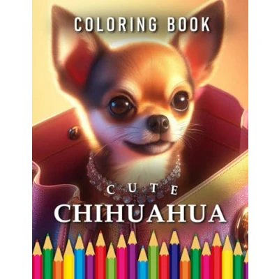 Abbildung von Chihuahua Coloring Book: For Adults and Children (Dogs Books)