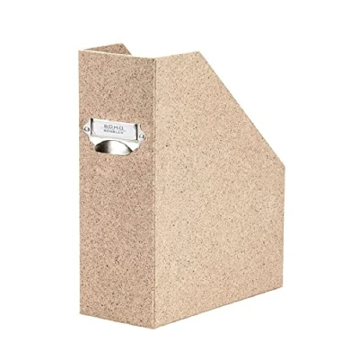 Abbildung von Rössler Papier 1318452391 S.O.H.O. Stehsammler für DIN A4, mit Griff und beschriftbaren Einsteckschild, 11,5 x 26 31,5 cm, Cacao, 1 Stück