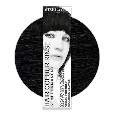 Abbildung von Stargazer Products Pechschwarz Semi Permanentes Haarfärbemittel, 1er Pack (1 x 70 ml)