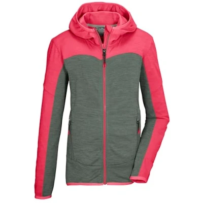 Abbildung von Killtec Strickjacke »KOS 167 GRLS FLX JCKT«, Powerstretchjacke mit Kapuze, Kinnschutz, Zipper Taschen