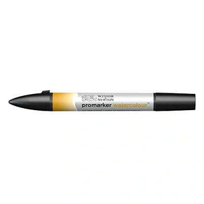 Abbildung von Winsor &amp; Newton 0201552 Aquarellmarker 2 Spitzen, Pinsel und feiner Spitze, lichtecht, hochpigmentierte Aquarellfarben für Kalligrafie, Zeichnungen Siena natur