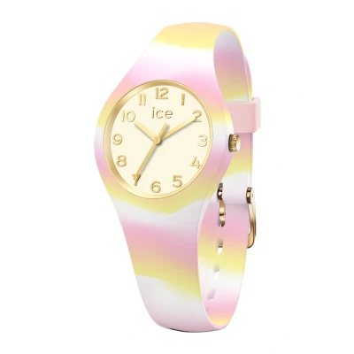 Abbildung von Ice WATCH tie and dye Crystal Rose Rosa Damenuhr mit Plastikarmband 022596 (Extra small)
