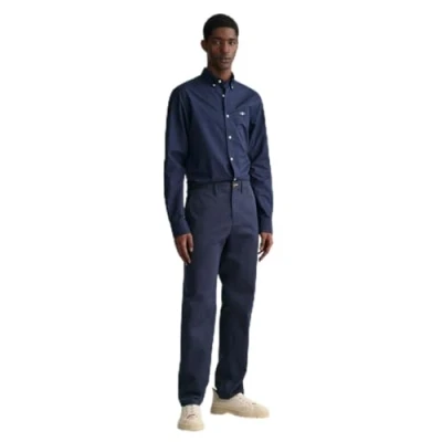 Abbildung von GANT Herren Regular Twill Chinos Hose, Marine, 44W x 30L