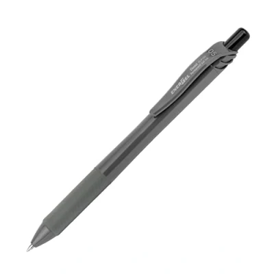 Abbildung von Pentel EnerGel Document BLP105 Gelschreiber mit Druckmechanik, schwarz (12 Stück)