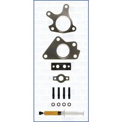 Abbildung von AJUSA JTC11549 Montagesatz, Lader with studs, syringe oil mit Dichtungen Montageanleitung