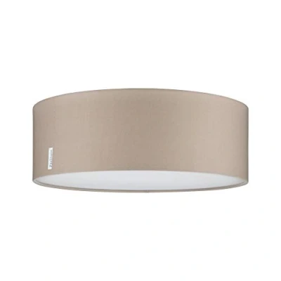 Abbildung von Paulmann 70952 Deckenleuchte Mari max. 2x20 Watt Deckenlampe Beige Wohnzimmerlampe Stoff Flurlampe E27 ohne Leuchtmittel