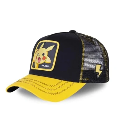Abbildung von Capslab Pikachu Pokemon Black Trucker Cap One Size