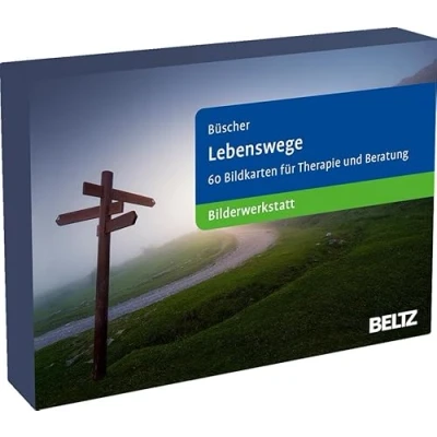 Abbildung von Lebenswege: Bilderwerkstatt. 60 Bildkarten für Therapie und Beratung. Mit 16 seitigem Booklet in stabiler Box. Kartenformat 9,8 x 14,3 cm (Beltz Therapiekarten)