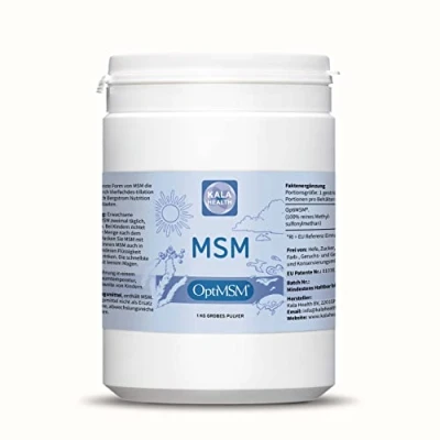 Abbildung von Kala Health OptiMSM MSM Pulver ohne Zusatzstoffe 1000g Methylsulfonylmethan Schwefelpulver Nahrungsergänzungsmittel Organischer Schwefel für Gelenke, Haut, Haare &amp; Nägel