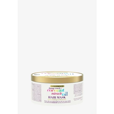 Abbildung von OGX Damage Remedy + Coconut Miracle OIL Extra Strength HAIR MASK Haarkur, Größe: 300 ml,