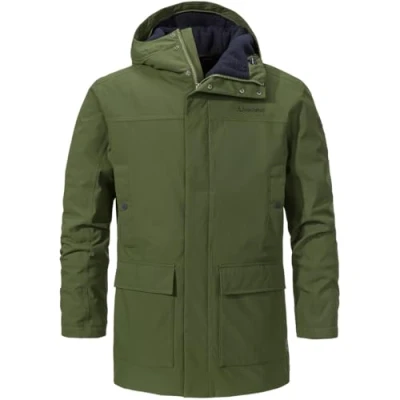 Abbildung von Schöffel Herren Ins. Parka Rotterdam M Mantel, Loden Green, 50