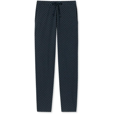 Abbildung von Schiesser MIX Relax LANG Nachtwäsche Hose, Damen, Größe: 34, Dunkelblau gem.