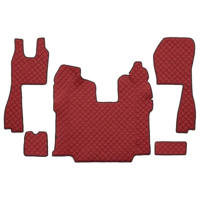 Abbildung von F CORE FL10 RED Fußmattensatz Eco Leder vorne 5 Rot