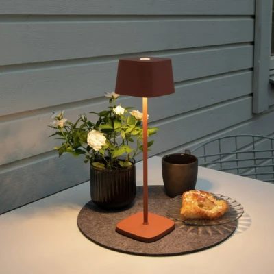 Abbildung von LED Tischleuchte Capri für außen, terracotta