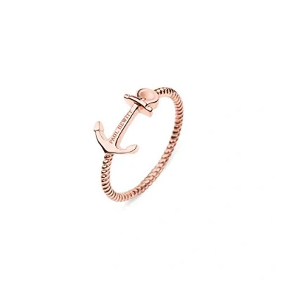 Abbildung von PAUL HEWITT Ring Damen Anchor Rope Damenring vergoldet, Rosegold